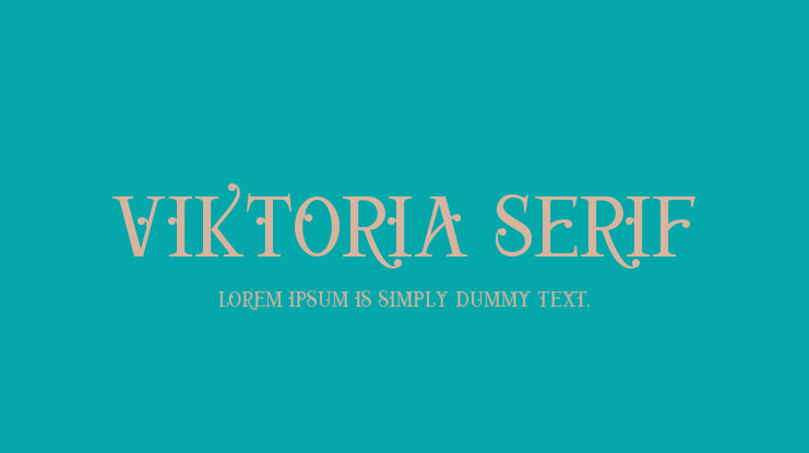 Viktoria Serif Font