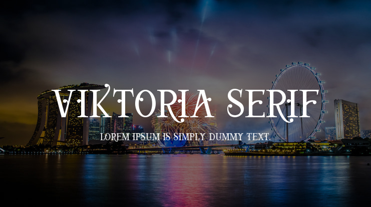 Viktoria Serif Font