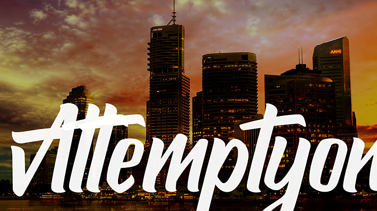 Attemptyon Font