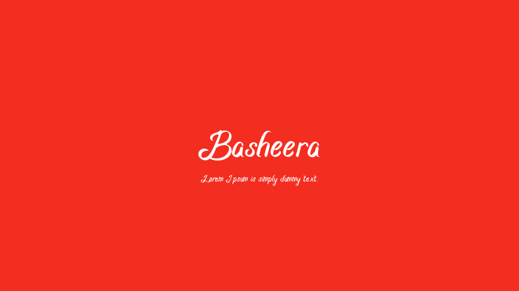 Basheera Font