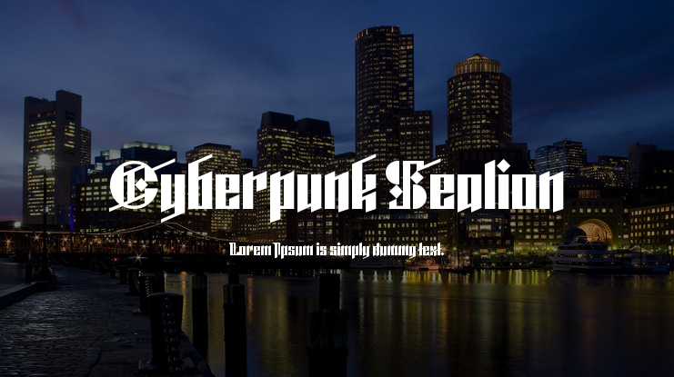 Cyberpunk Sealion Font