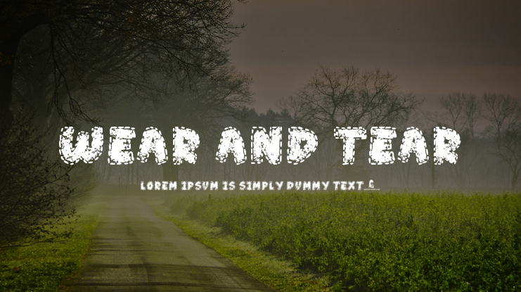 Wear and Tear Font