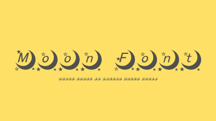 Moon Font