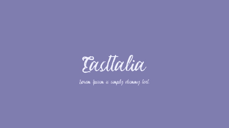 Easttalia Font
