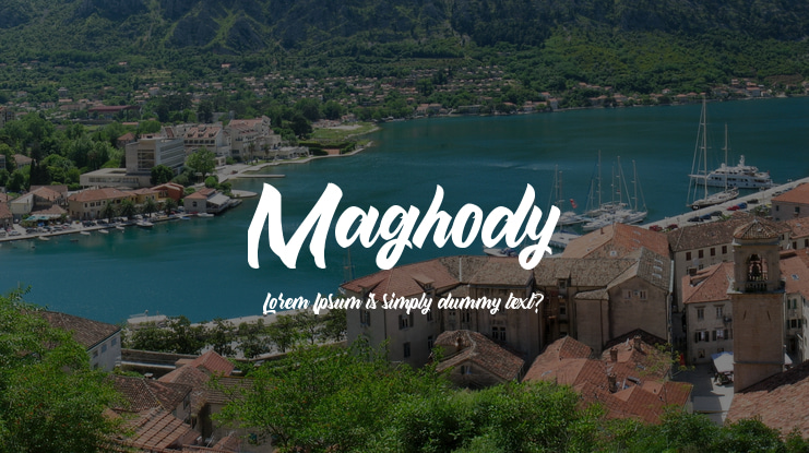 Maghody Font