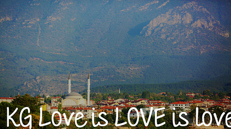 KG Love is LOVE is love Font