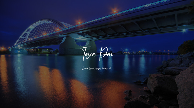 Tosca Pen Font