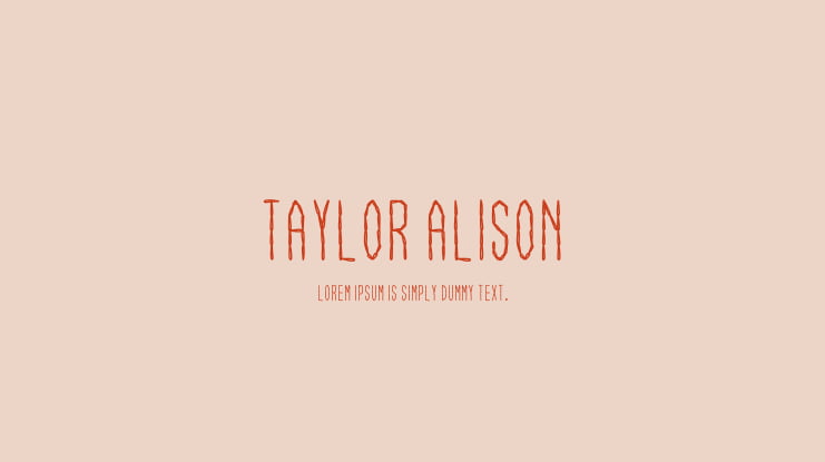 Taylor Alison Font