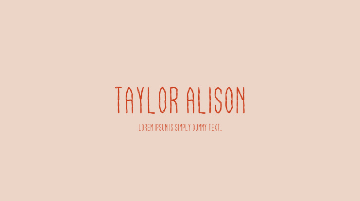 Taylor Alison Font