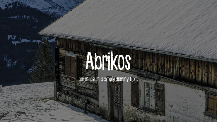 Abrikos Font