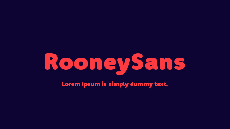 RooneySans Font Family