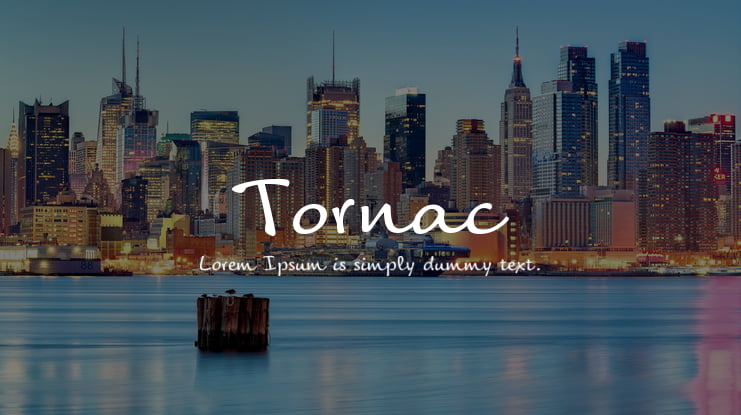 Tornac Font