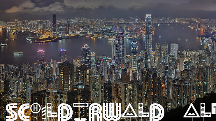 Schilderwald Font Family