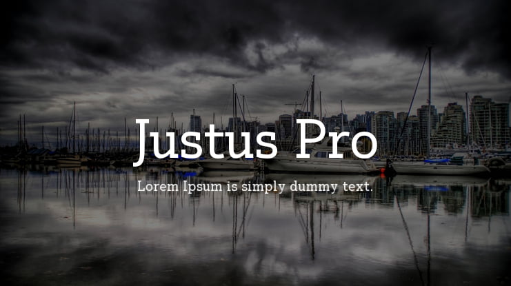 Justus Pro Font Family