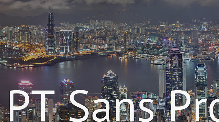 PT Sans Pro Font Family