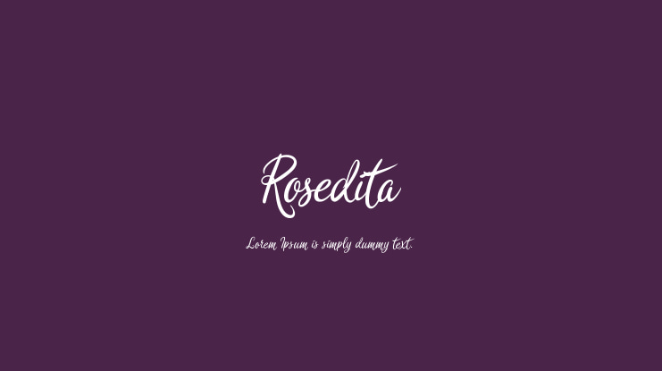 Rosedita Font