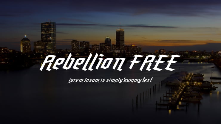 Rebellion FREE Font