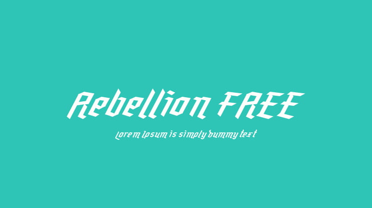 Rebellion FREE Font