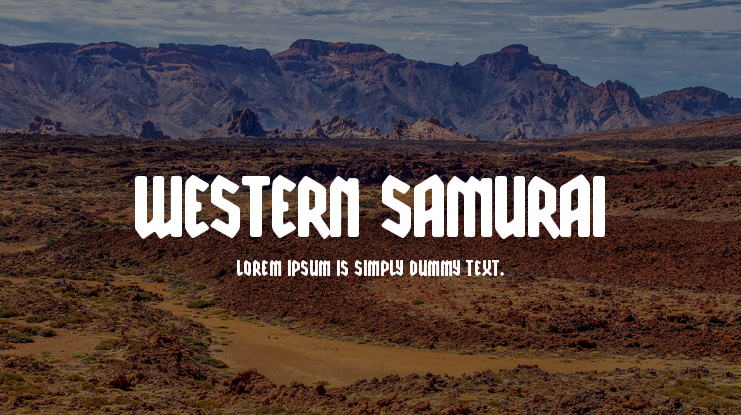 Western Samurai Font