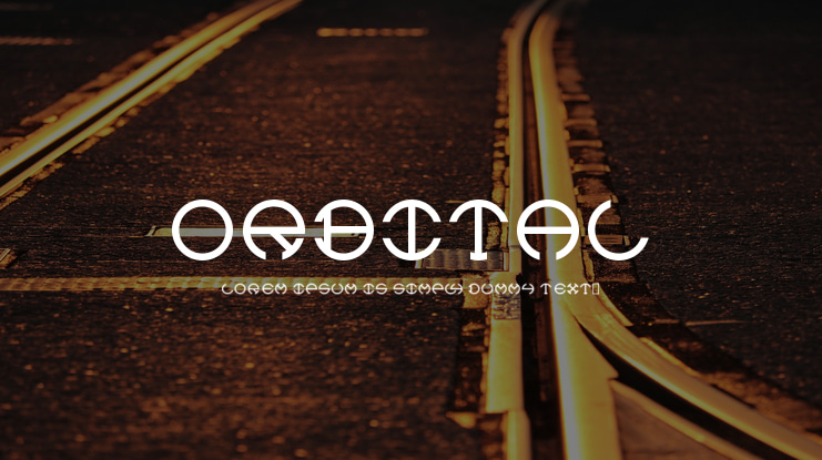 Orbital Font