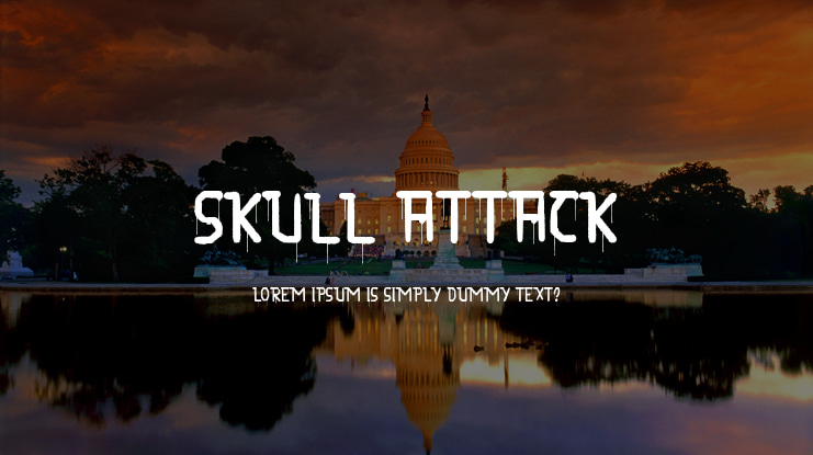 Skull Attack Font