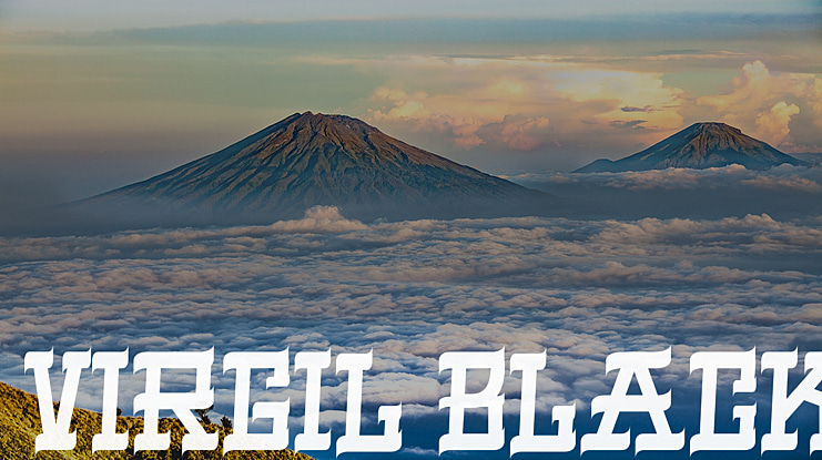VIRGIL BLACK Font Family