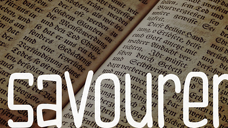 Savourer Font