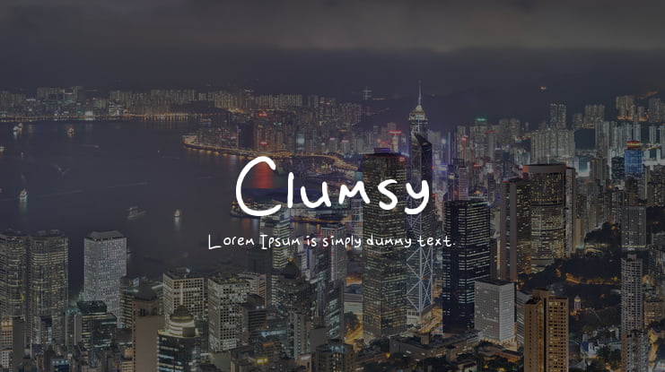 Clumsy Font