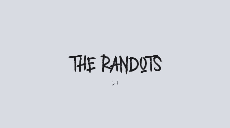 THE RANDOTS Font
