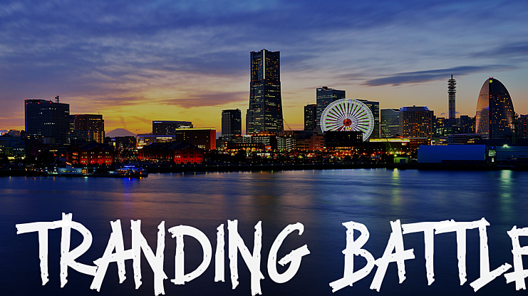 TRANDING BATTLE Font