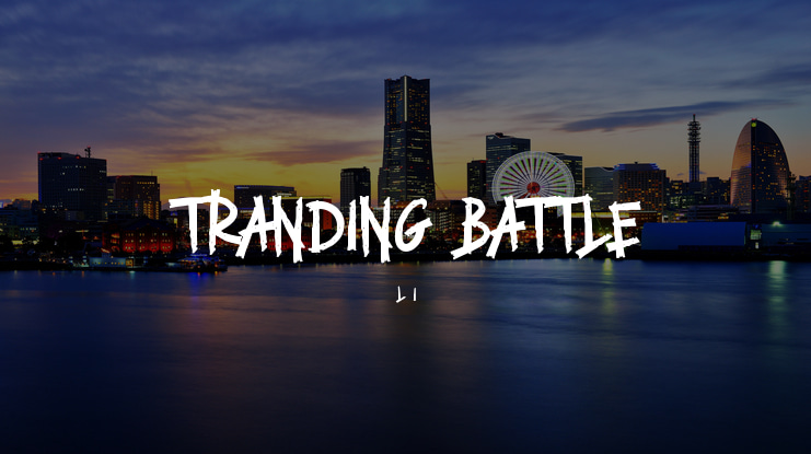 TRANDING BATTLE Font