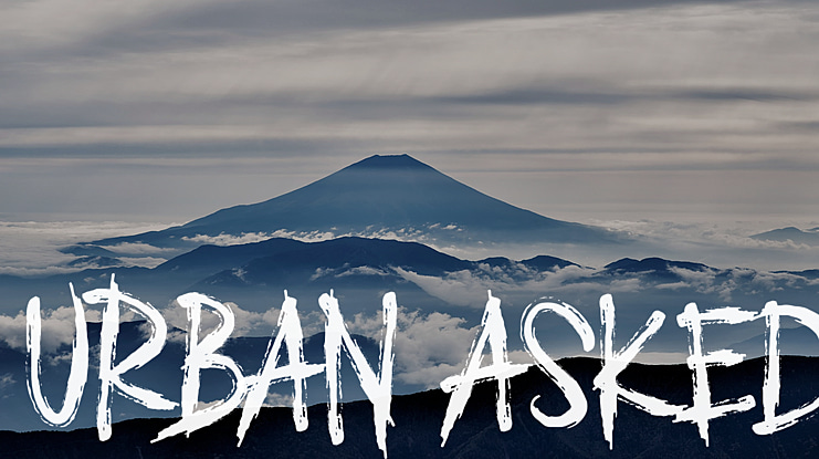 URBAN ASKED Font
