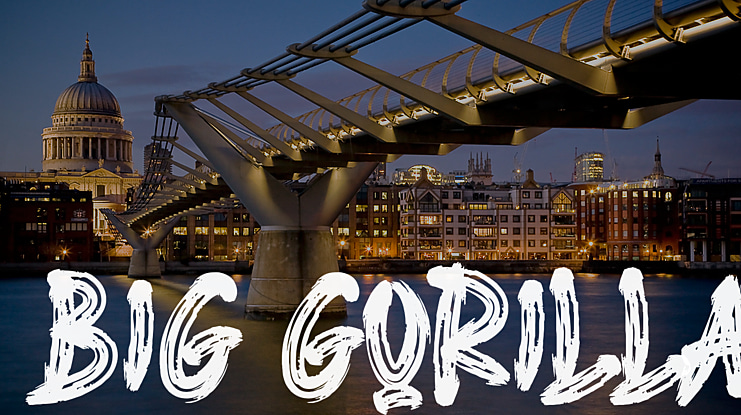 BIG GORILLA Font