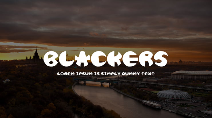 BLACKERS Font