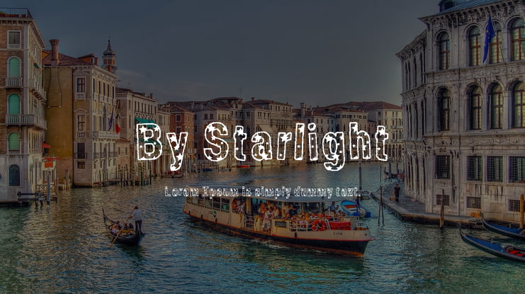 By Starlight Font