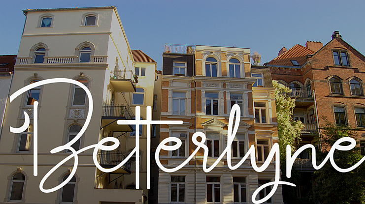 Betterlyne Font Family