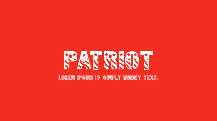 Patriot Font