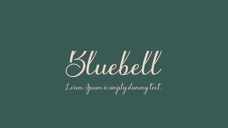 Bluebell Font
