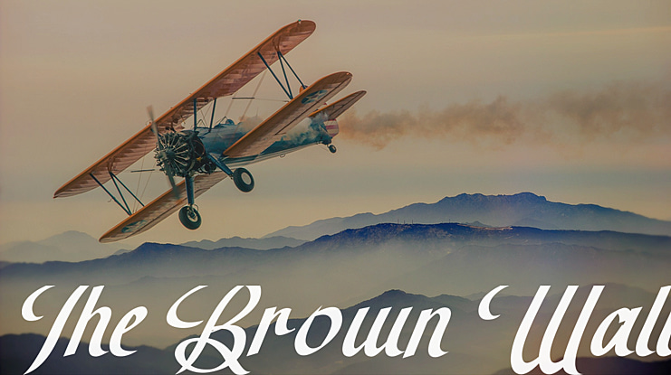 The Brown Wall Font