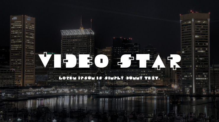 Video Star Font
