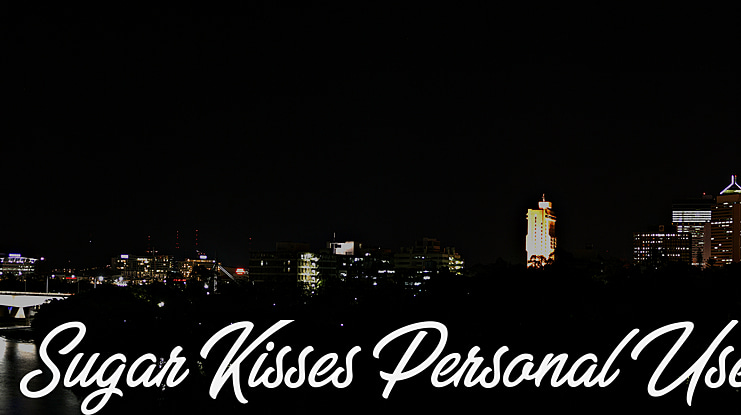 Sugar Kisses Personal Use Font