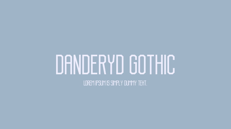 Danderyd Gothic Font