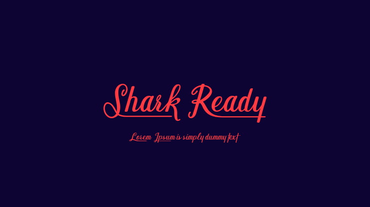 Shark Ready Font