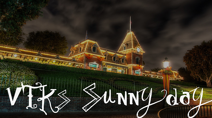 Vtks Sunny Day Font