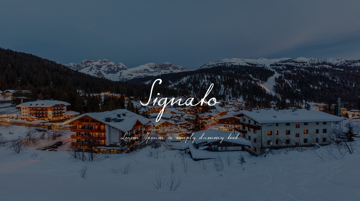 Signato Font