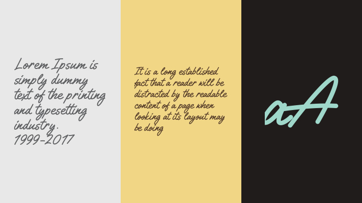 Gilligan Shutter Font