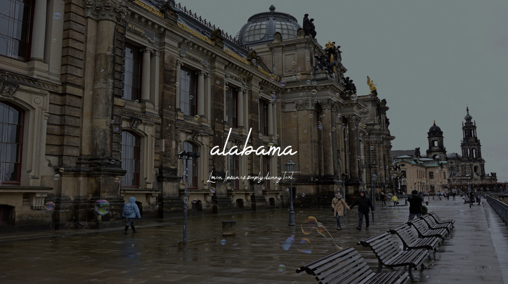 alabama Font
