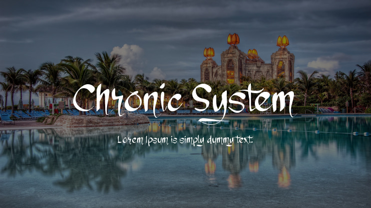 Chronic System Font Family