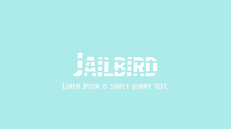 Jailbird Font