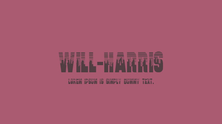 Will-Harris Font Family
